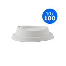 COUVERCLE VOYAGEUR PULPE BLANC 12 A 20OZ Ø90MM x100
