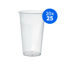 GOBELET PP REUTILISABLE 16OZ/500ML Ø90MM x25