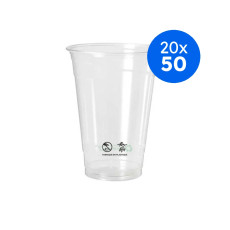 MACPAC - POT FLEX RPET 16OZ/473ML Ø95MM x50 LOGO REGLEMENTAIRE FRANCAIS
