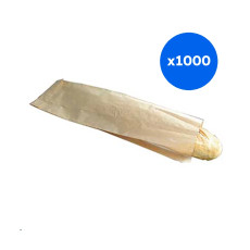SAC BAGUETTE SANDWICH PAPIER BRUN H.300 x L.100 x P.40 MM X1000