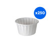 SOLO - POT PAPIER BLANC 96ml/3.25oz x250