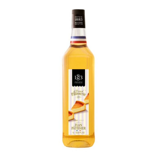 Routin 1883 - Sirop flan pâtissier bouteille verre 1 L - Grossiste Delidrinks
