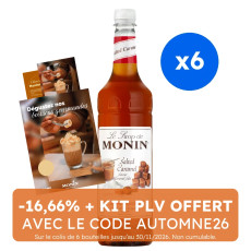 MONIN - SIROP CARAMEL SALE 1L BOUTEILLE PET