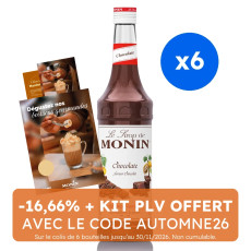 MONIN - SIROP CHOCOLAT 700ML BOUTEILLE VERRE
