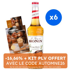 MONIN - SIROP CREME BRULEE 700ML BOUTEILLE VERRE