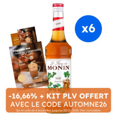 MONIN - SIROP IRISH 700ML BOUTEILLE VERRE