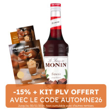 MONIN - SIROP BROWNIE 700ML BOUTEILLE VERRE