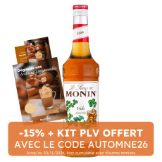 MONIN - SIROP IRISH 700ML BOUTEILLE VERRE