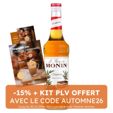 MONIN - SIROP TIRAMISU 700ML BOUTEILLE VERRE