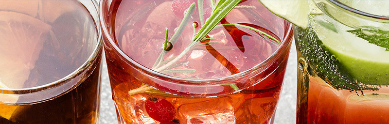 Image de l'entete de la page Sirops cocktails