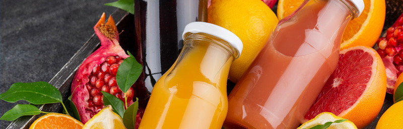Image de l'entete de la page Jus et Nectars