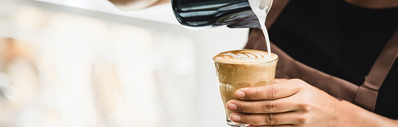 Image de l'entete de la page Boissons végétales pour barista