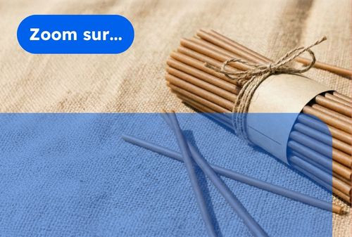 -15% pailles et couverts