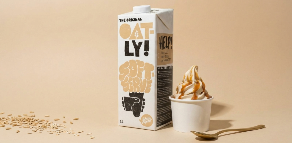 La glace soft vegan nouvelle génération avec la base Oatly