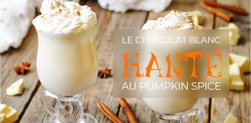 Le Chocolat blanc Hanté au Pumpkin Spice