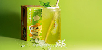 Detox Time Thé Vert Pêche Blanche et Fleur de Sureau