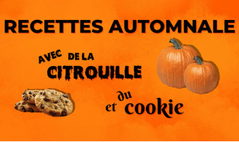 Des recettes automnale à la citrouille et au cookie Des recettes automnale à la citrouille et au cookie