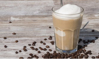 Café latté glacé